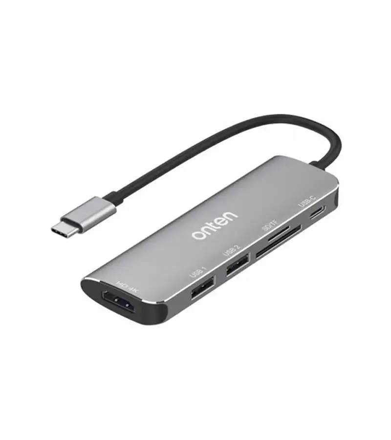 ONTEN5in1Type-CMulti-functiondockstationtoDualHDMI-43169