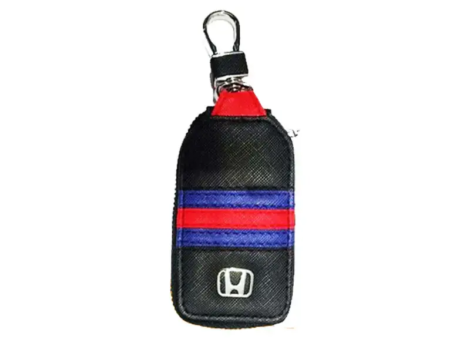 kia-zipper-jeans-key-cover-pouch-black-with-red-blue-strip-keychain-ring-28